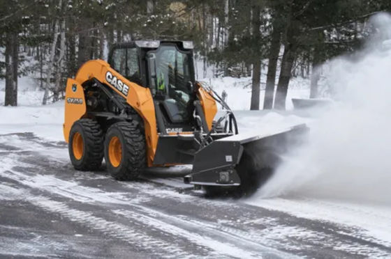Backward Skid Loader Broom Snow Angle Sweeper CE Certificate