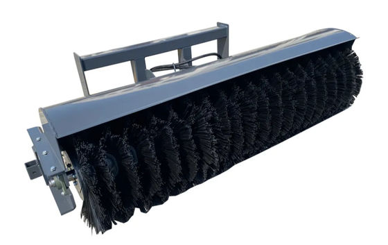 Customization Skid Steer Rotary Broom Municipal 10mm Steel Frame