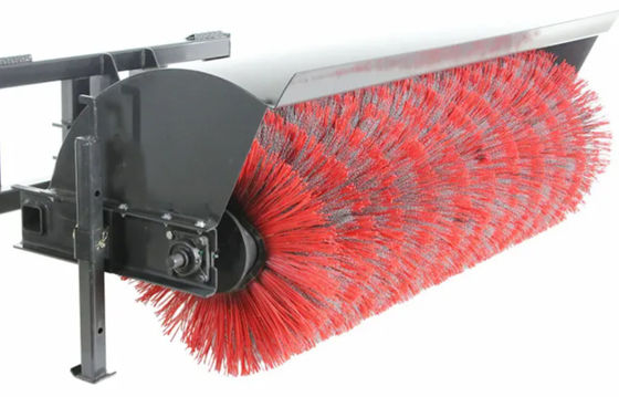 Industrial Cleaning Equipment Machines Electric Rotary Broom On Excavators Backhoes