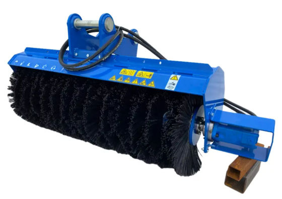 Excavator Sweeper 48 Inch Angle Broom Attachment Skid Steer Loader
