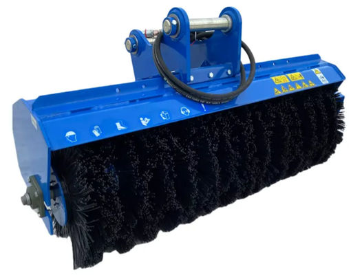 Excavator Sweeper 48 Inch Angle Broom Attachment Skid Steer Loader