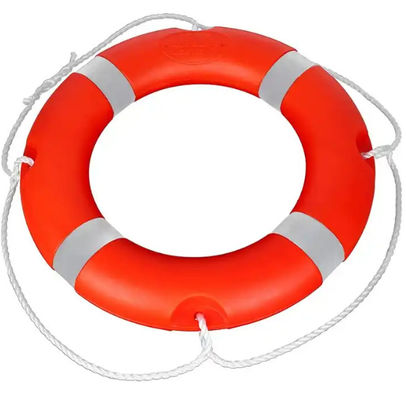 OEM Emergency Rescue Equipment Life Buoy Rings With Fluorescent Reflective Strip
