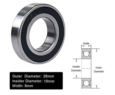Rubber Seal Deep Groove Ball Bearing