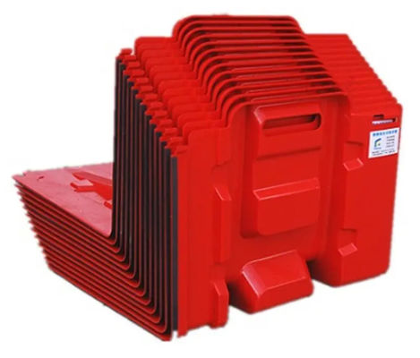 Freestanding Emergency Rescue Equipment Thickness 4mm Plastic Flood Barrier