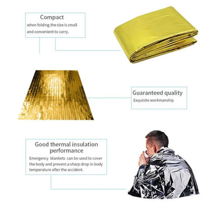 Rescue Blanket Emergency Rescue Equipment Emergency Thermal Blanket For Climbing