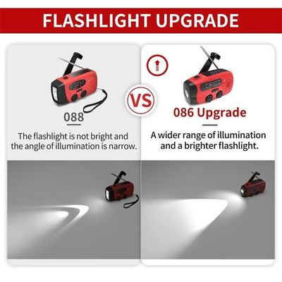 Portable Solar Weather Radio Emergency Earthquake Flashlight