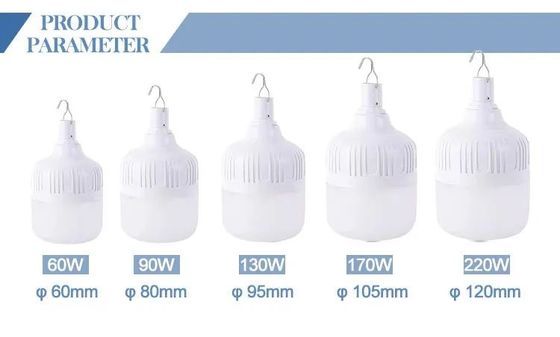 Energy Efficient Rechargeable LED Emergency Light Bulb Custom
