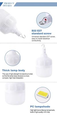 Energy Efficient Rechargeable LED Emergency Light Bulb Custom