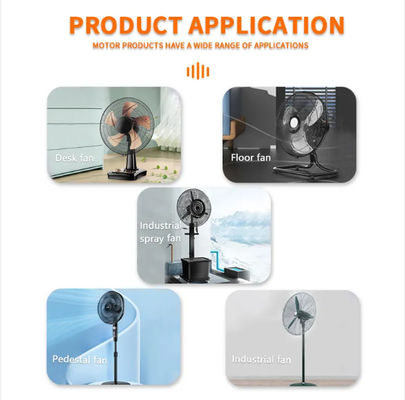 Ac 110V Industrial Electric Motors Electric Floor Fan Motor 1500RPM