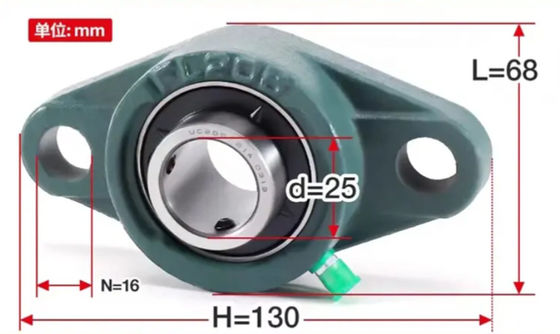 Cast Steel Spherical Roller Bearings Heavy Duty Pillow Block Bearings HRC58-62