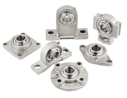 P5 Zinc Alloy 8mm Sealed Pillow Blocks Round Flange Bearing ROHS Certificate