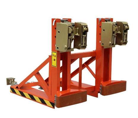 Forklift Attachment Oil Drum Clamp Heavy Duty Forklift Drum Grab OEM