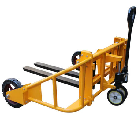 Foldable Logistics Machines Construction Manual Hydraulic Handling Pallet Truck
