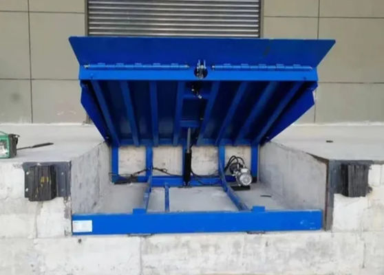 CE Logistics Machines Forklift Working Platform Electric Dock Leveler For Warehouse