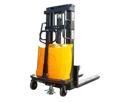 Portable Semi Electric Pallet Stacker Manual Lifter Electric Stacker Truck