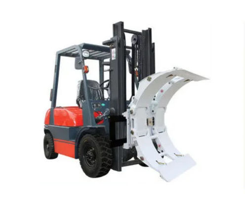 Diesel Power Forklift Accessories Paper Roll Clamp Rotating Cascade 1.8m