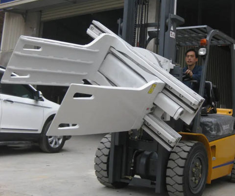 Heavy Duty Forklift Attachment Sideshifting Revolving Forklift Bale Clamp