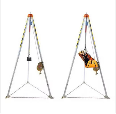 Professional Hand Winch Rescue Tripod High Strength Aluminum