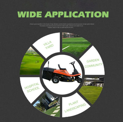 Electric Starting Mower 432cc 170L High Capacity  Riding Mower Lawn Tractor