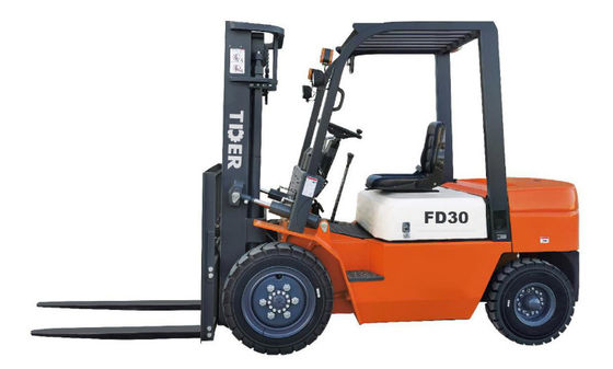 Isuzu C240 Engine 3-Ton  Small Diesel Forklift Truck With Clamp Parts