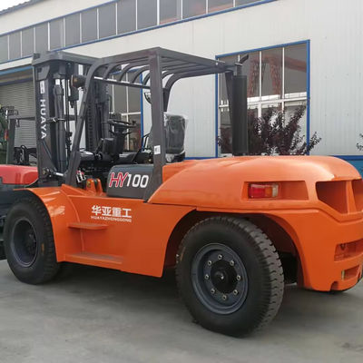Diesel 10 Ton CPC100 Hydraulic Diesel Forklift With EPA/Euro5