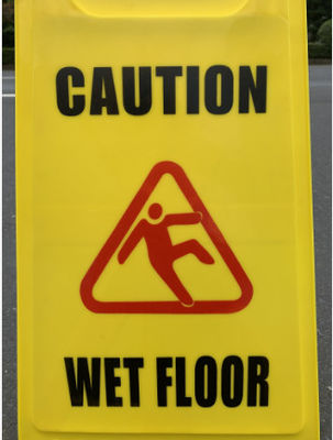 High Quality Collapsible Road Wetland Board Plastic Safety Warning Sign