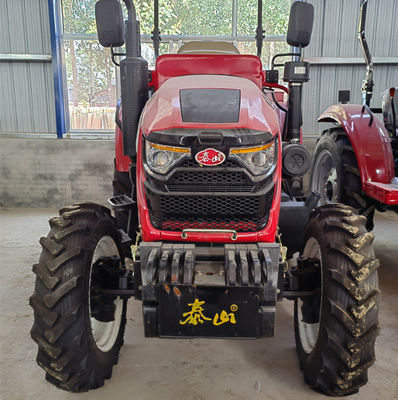 70HP 704 Four-Wheel Drive Wheeled Diesel Powered Tractor, National Second / Third Model Wheeled Tractor Plow