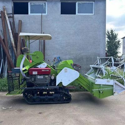 Wheat Rice Combine Harvesters Mini Small Combine Harvester Machine