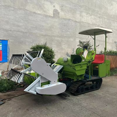 Wheat Rice Combine Harvesters Mini Small Combine Harvester Machine