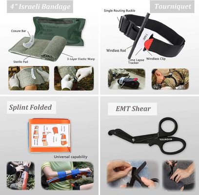 Factory Wholesale Professional Tactical Pouch Survival Kit, Individual First Aid Kit