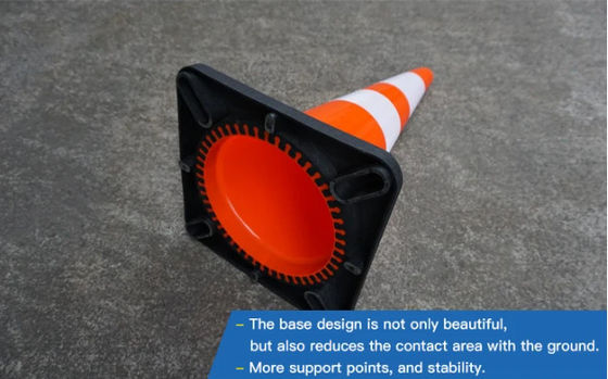 450mm Road Safety Transport Products Pvc Traffic Cone
