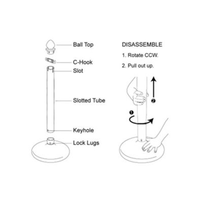 Multifunctional Plastic Screw Post After Yellow / Black Road Safety