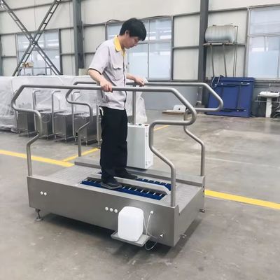Boot and Shoe Cleaning Machine with Bristles Hygiene Automatic Boots Washer Scrubber for Industrial