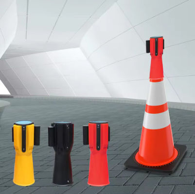 Plastic Retractable Belt Suppliers Traffic Construction Barrier Safety Cone Belt
