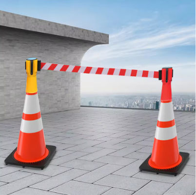 Plastic Retractable Belt Suppliers Traffic Construction Barrier Safety Cone Belt