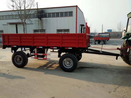 High Quality Farm Tractor Trailer Two Wheeled Three Point Trailer Agricultural Tractor Hydraulic Tipping Trailer
