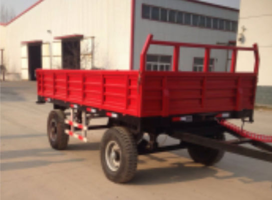 High Quality Farm Tractor Trailer Two Wheeled Three Point Trailer Agricultural Tractor Hydraulic Tipping Trailer