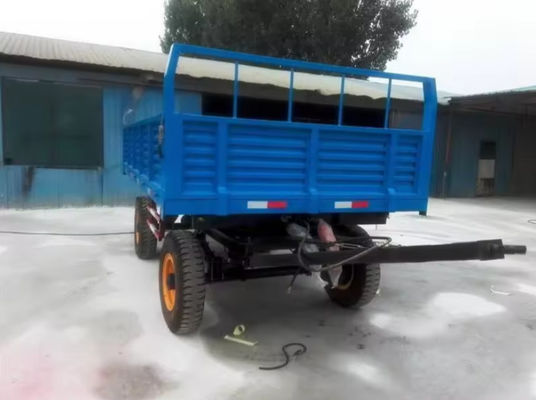 3-15Tons 4 Wheels Agricultural Tipping Trailer Tractor Mounted Trailer Left And Right Dump Farm Trailer