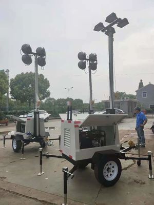 Mobile Lighting Vehicle Automatic Lifting Outdoor Night Construction Lighting