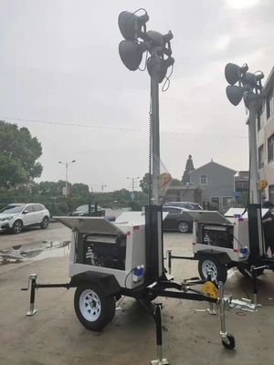 Mobile Lighting Vehicle Automatic Lifting Outdoor Night Construction Lighting
