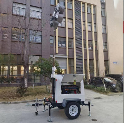 Mobile Lighting Vehicle Automatic Lifting Outdoor Night Construction Lighting