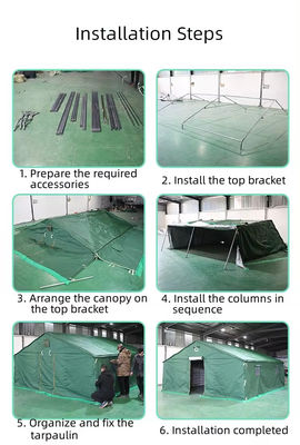 Waterproof Rescue Outdoor Disaster Relief Tent Refugee Tent Emergency Rescue Tent