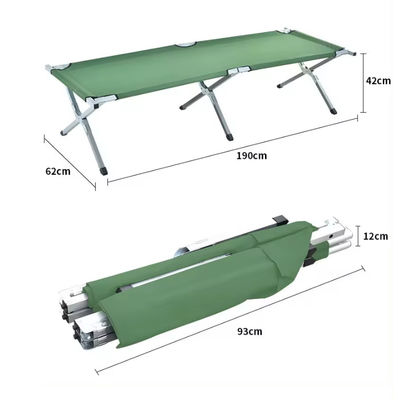Super Wide And Super Light Tactical Outdoor Emergency Bed Civil Defense Disaster Relief Folding Bed