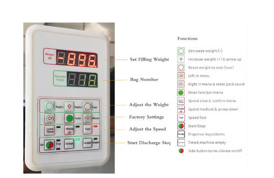 Professional 200W Coffee Bean And Powder Filling Machine