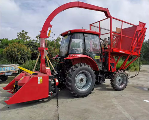 Self Propelled Tractor Mounted Corn Stalk Silage Harvester Machine Mini Napier Grass Forage Harvester