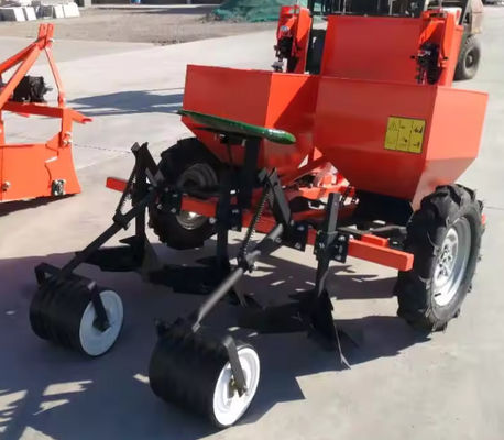 Potato Seeding Machinery Tractor Garlic Planter Sweet 3 Point 2 Rows For 120hp Seed Farms