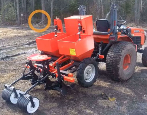 Potato Seeding Machinery Tractor Garlic Planter Sweet 3 Point 2 Rows For 120hp Seed Farms