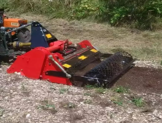 Agriculture Rock Picker 3 Point Linkage Rotary Tiller For Tractor Stone Burier Cultivator