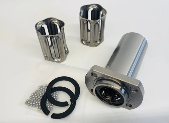 High Preciosin High Temperature Steel Retainer / Cage Linear Ball Bearing Bushing