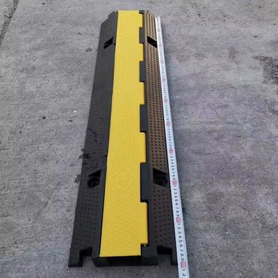 Heavy Duty Rubber Cable Protector Channel Defender For Road Traffic Safety For Speed Bumps